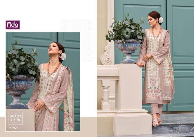 Fizaa Karachi Cotton Dress Material Catalog
